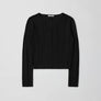 The Faye Top | Knit Pointelle Cardigan Top by All Row