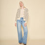 Amara Cardigan in Navy Stripe by dRA