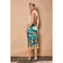 Ethereal Gardens Lace Hem Pencil Skirt