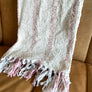 Riviera Sustainable Throw in Stripe Pink by Sundream