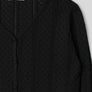 The Faye Top | Knit Pointelle Cardigan Top by All Row