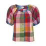 Harbor Plaid Frances Top by Sunshine Tienda
