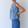Gingham Ruffle Blouse