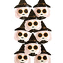 Hey Pumpkin Pink Witch Shaped Paper Plate by My Mind’s Eye