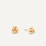 Petite Gold Knot Earrings by JaxKelly