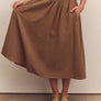 Midi-Circled Cotton Skirt by amente