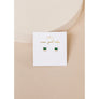 Emerald Double Stud Stack Earrings by JaxKelly