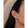 Pavé Stud Snake Earrings by JaxKelly