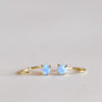 Opal Huggies Earrings