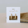 Golden Hoop Pavé Earrings by JaxKelly