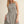 Striped Fabric Smocking Top Long Dress