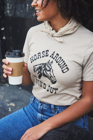 Horse Around Tee by Steel City