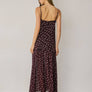 Polka Dot Drop Waist Maxi Dress