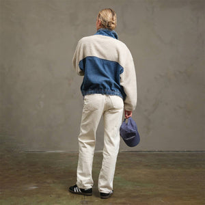 Teddy Denim Snap-Up Jacket