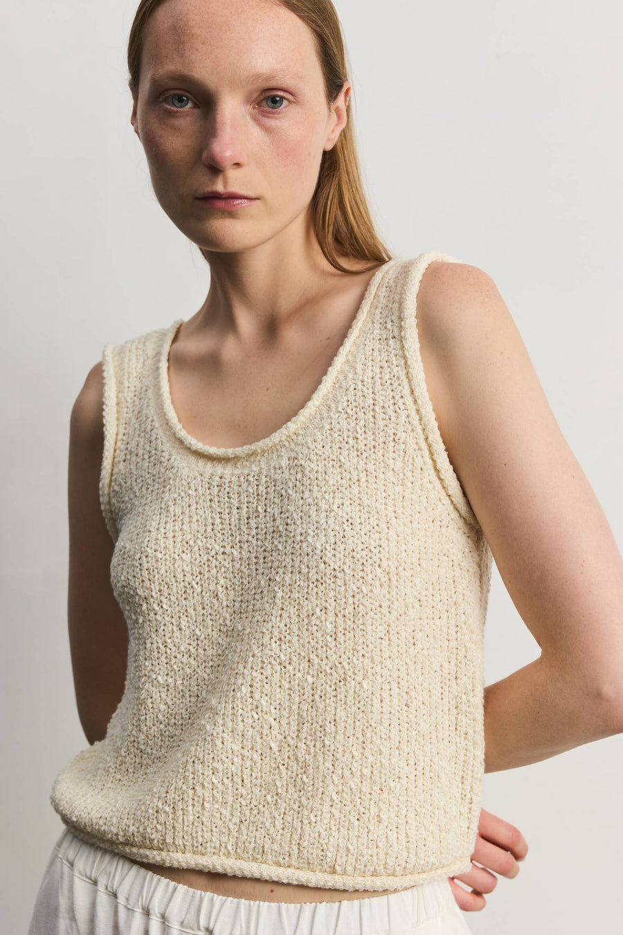 The Tasha Top in Ivory by Mod Ref