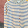 Striped Pattern Button Front Cardigan