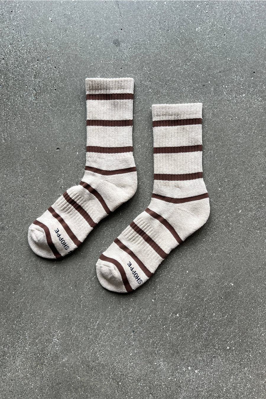 Striped Boyfriend Socks by Le Bon Shoppe