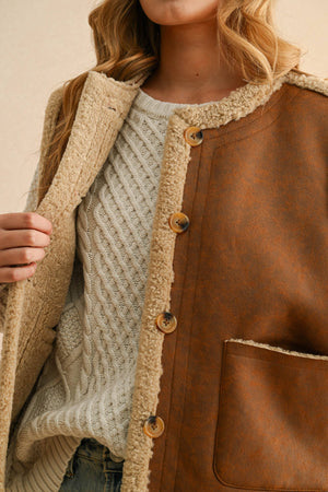 Reversible Sherpa Vest
