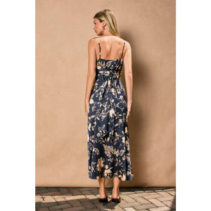 Finesse Tie Back Midi Dress