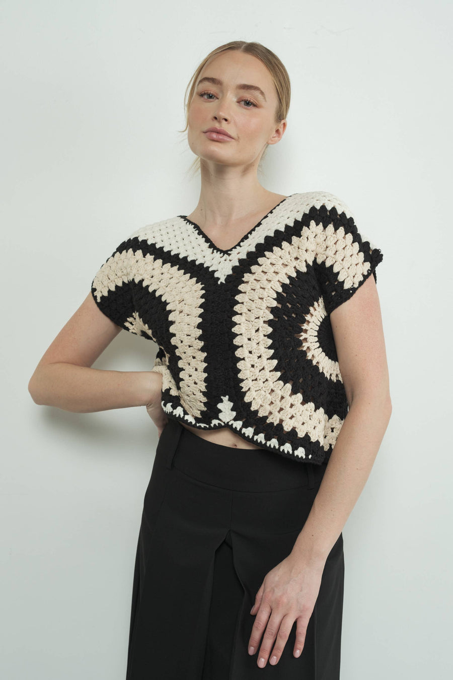 Handmade Crochet Sweater Top by Aaron & Amber