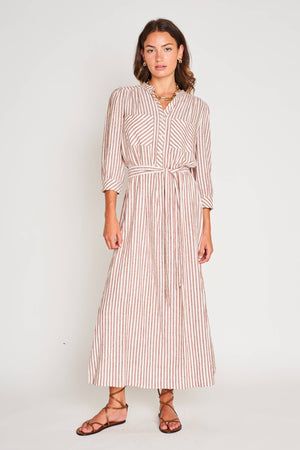 Cassie Dress in Sedona Stripe by DRA