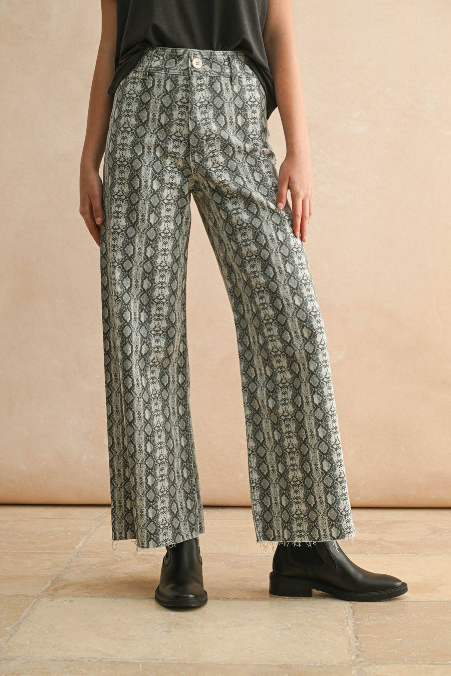 Snake Print Pants