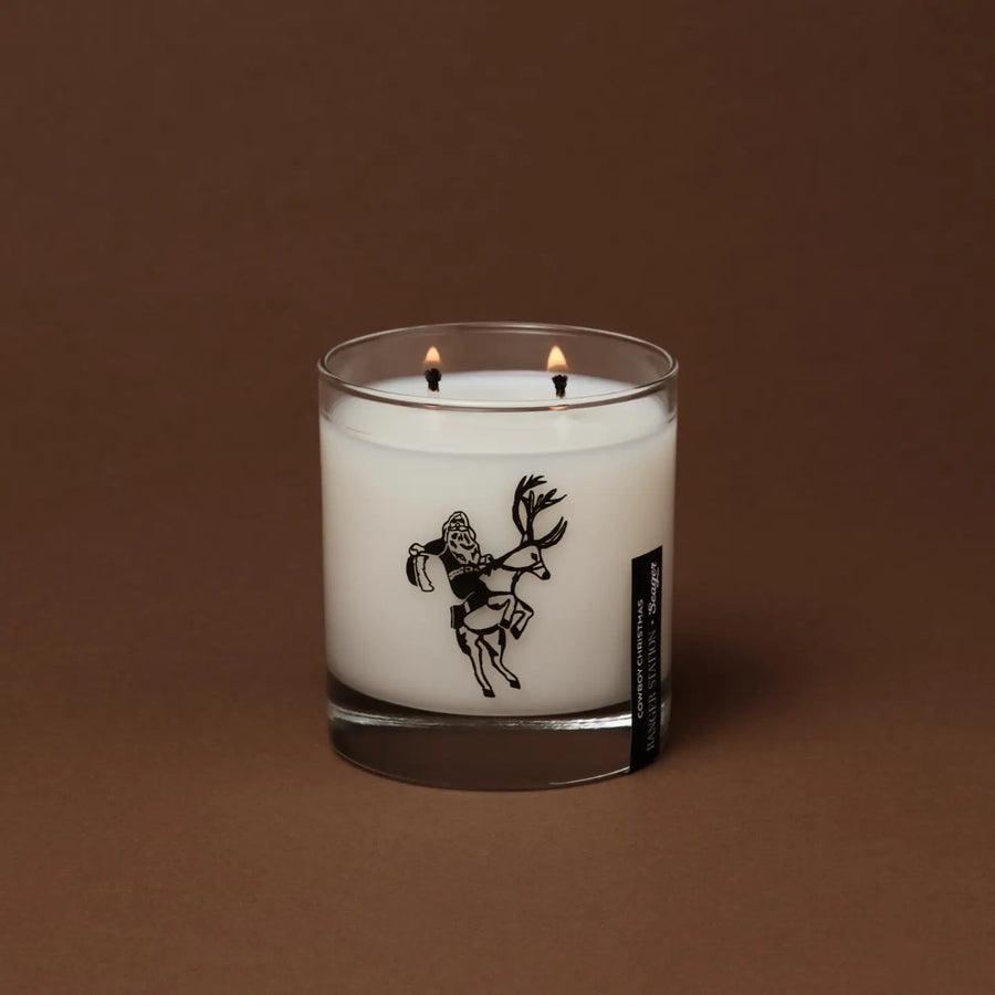 Cowboy Christmas Candle by Ranger Station