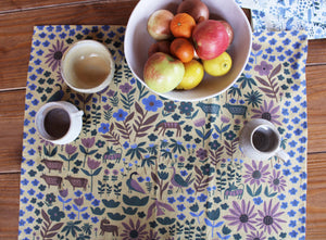 Folklore Art Tea Towel by Leah Duncan