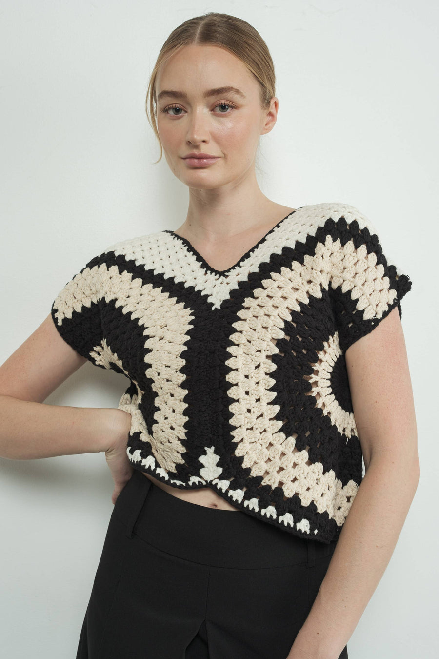 Handmade Crochet Sweater Top by Aaron & Amber