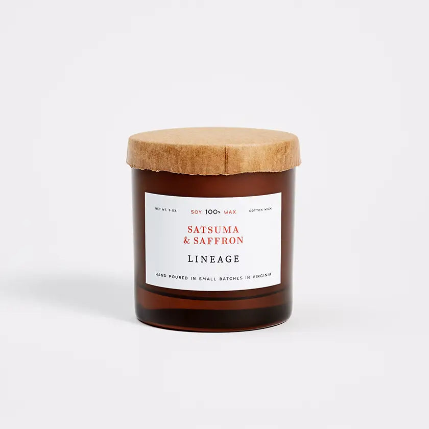 Satsuma and Saffron Candle by Lineage