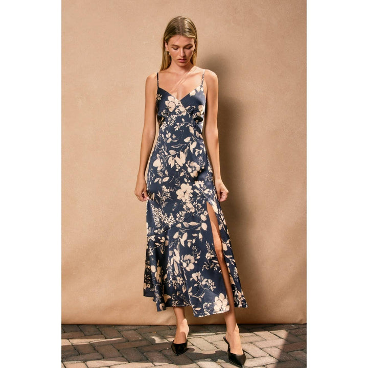 Finesse Tie Back Midi Dress