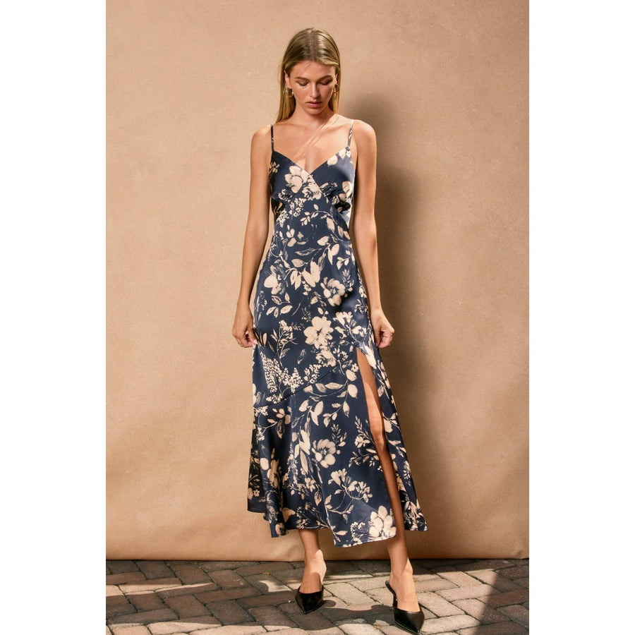 Finesse Tie Back Midi Dress