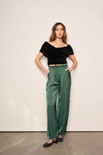 Mimosa Pant in Emerald Green by dRA