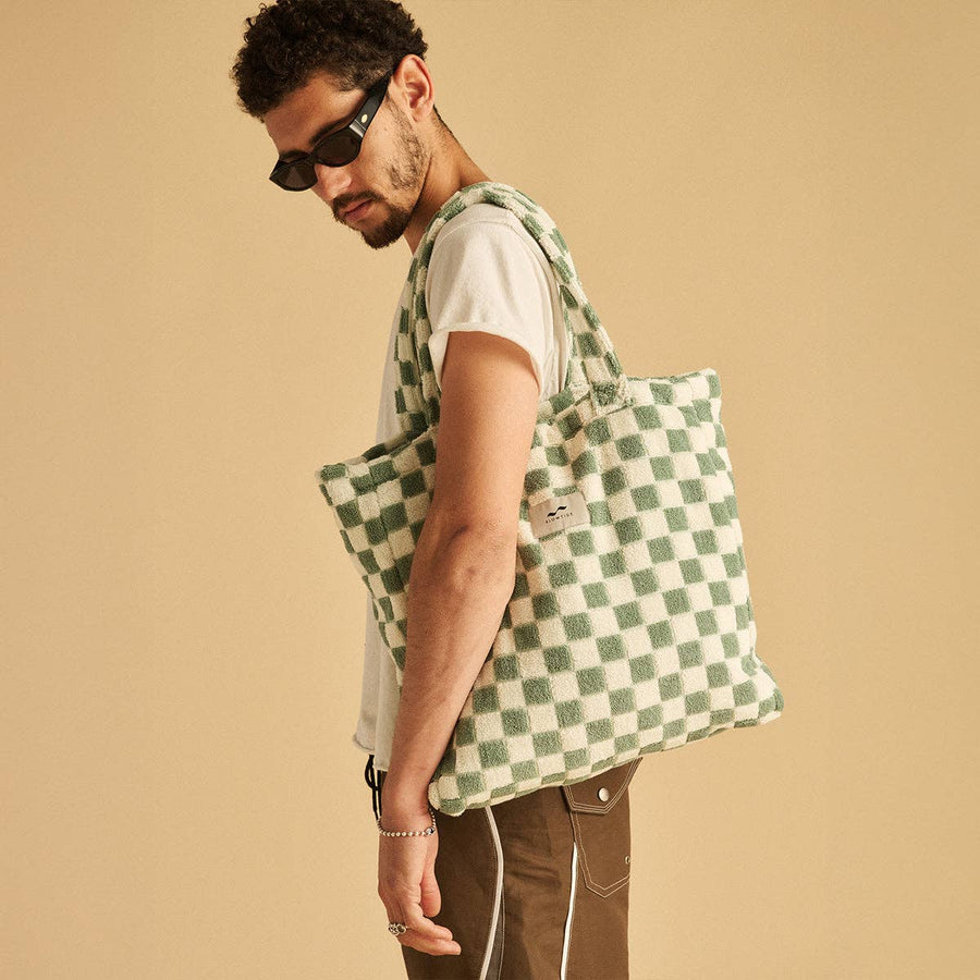 Mate Terry Tote Bag in Sage by Slowtide