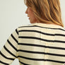 Waffle Fabric Long Sleeve Top