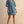 V-Neck Denim Tunic Dress