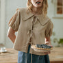 Chambray Denim Skort