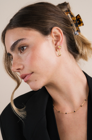 Petite Gold Knot Earrings by JaxKelly