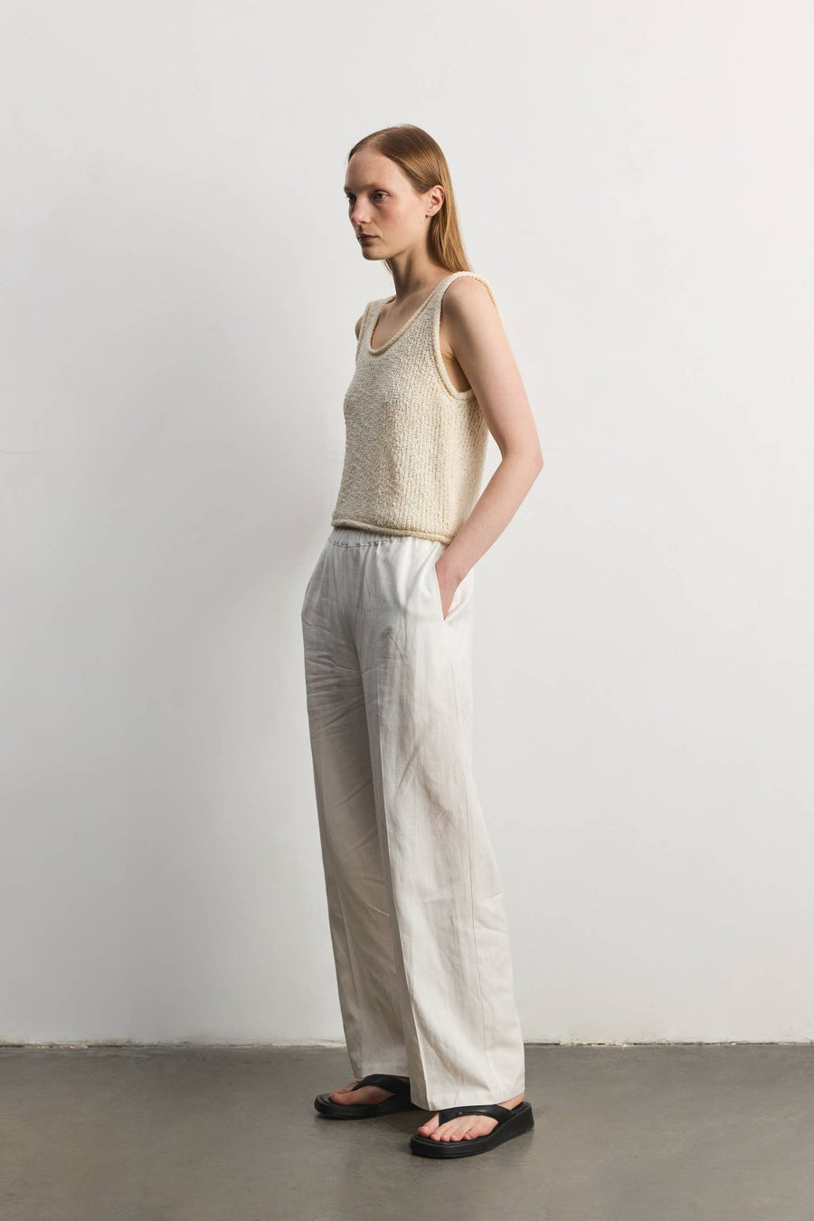 The Tasha Top in Ivory by Mod Ref