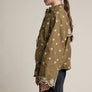 Embroidered Detail Zip-Up Jacket