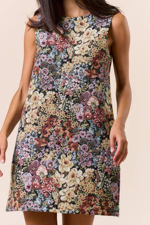 Sleeveless Floral Dress