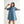 Stylish Denim Dress with Embroidery Cherries