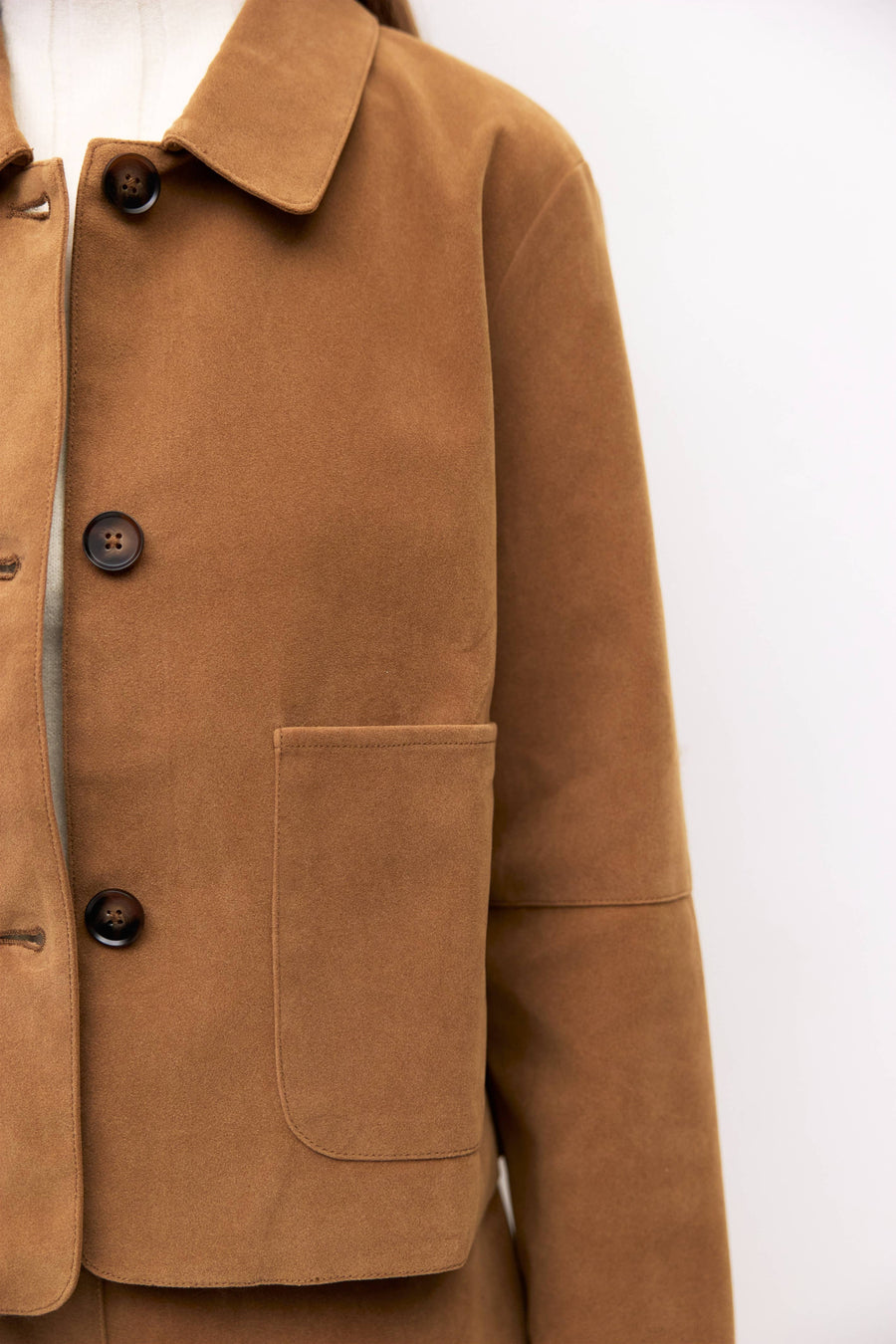 The Eryn Jacket | Suede Jacket by All Row
