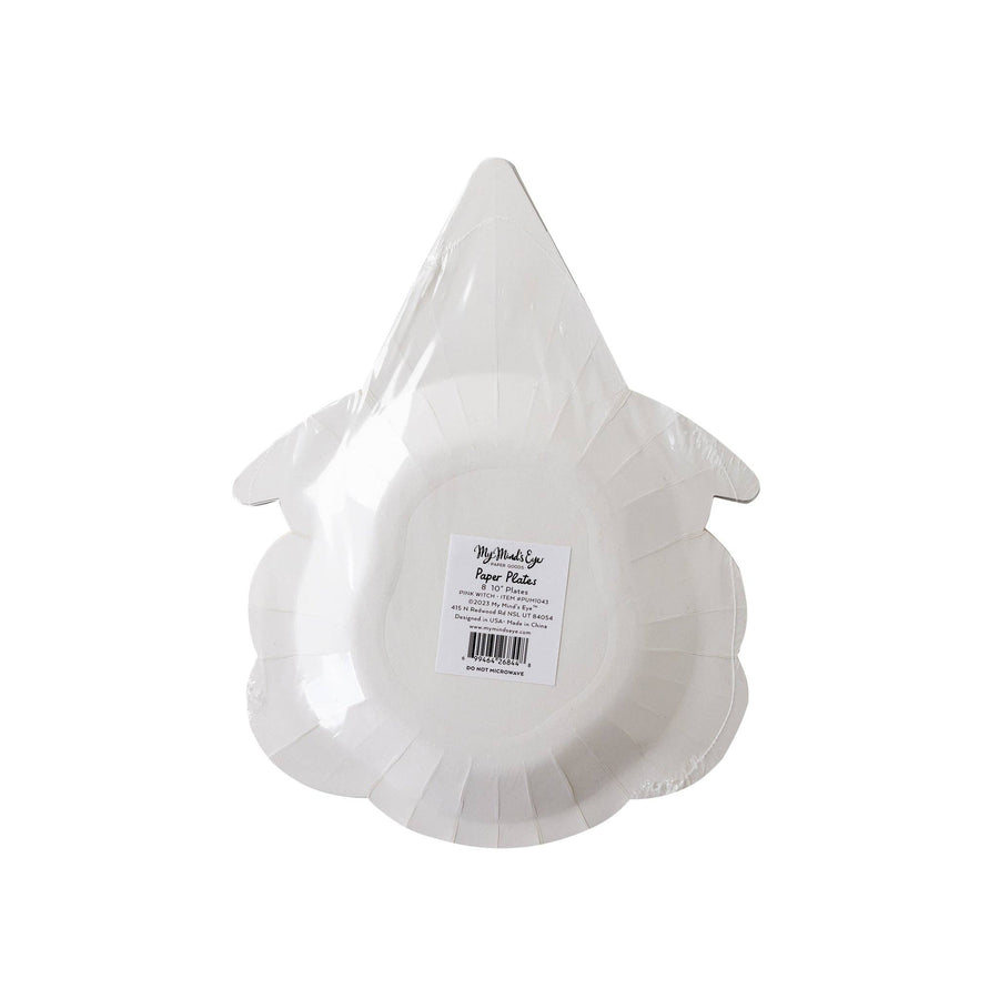 Hey Pumpkin Pink Witch Shaped Paper Plate by My Mind’s Eye