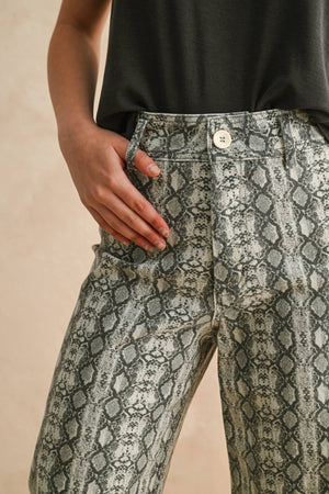 Snake Print Pants
