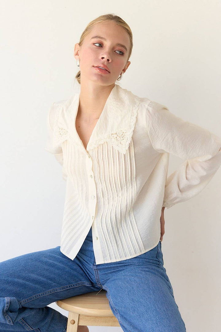 Sailor Pintuck Blouse