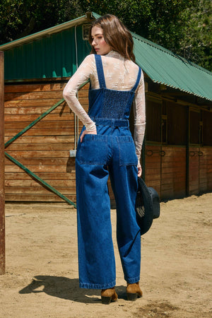 Denim Wide Fit Jumpsuit