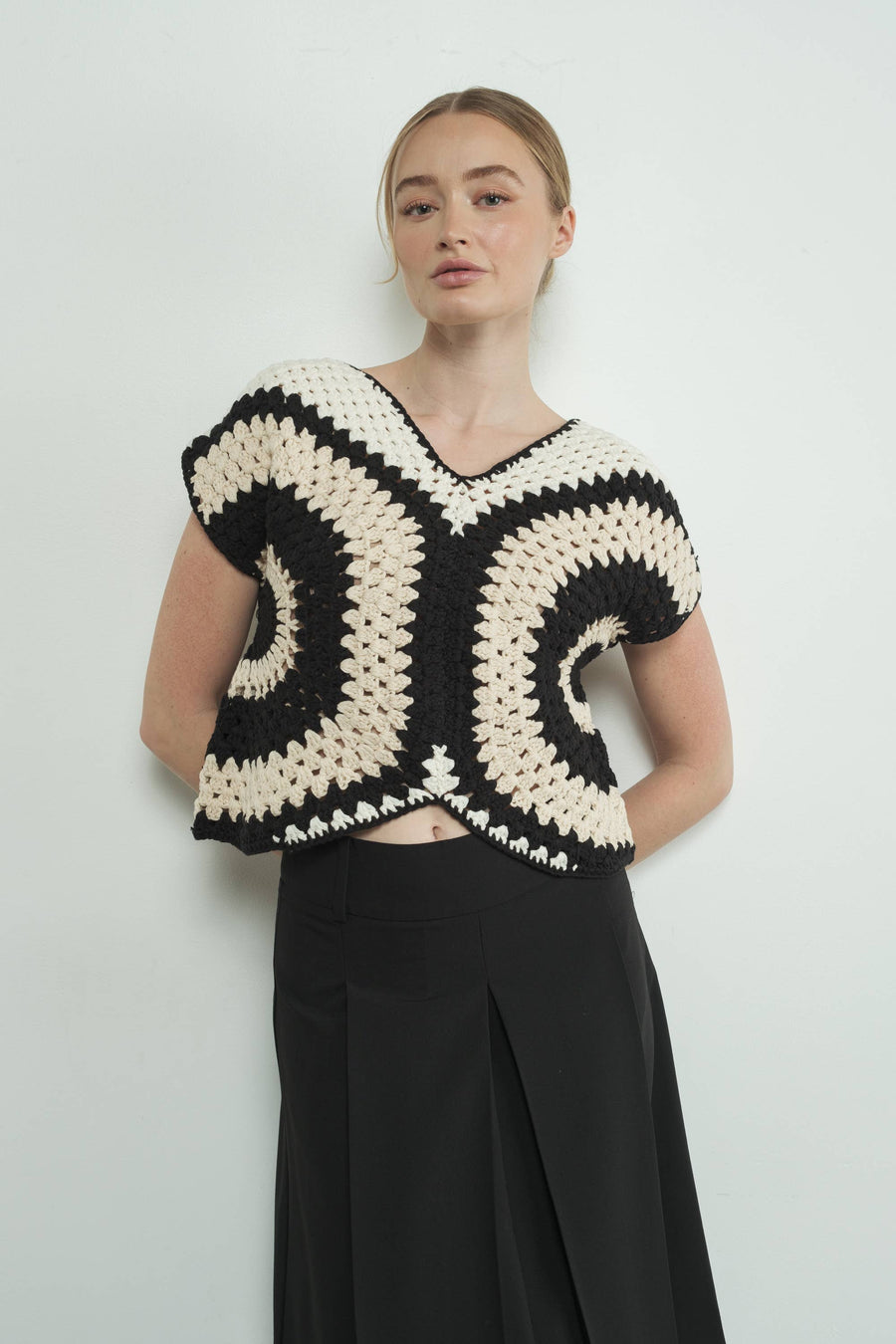 Handmade Crochet Sweater Top by Aaron & Amber