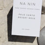 Palo Santo & Desert Rose Incense Cones by Na Nin