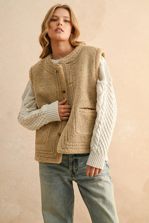 Reversible Sherpa Vest